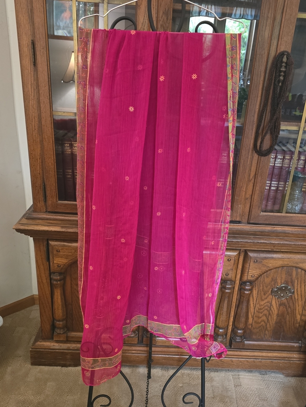 Semi Sheer Lighweight Large Scarf Made In India